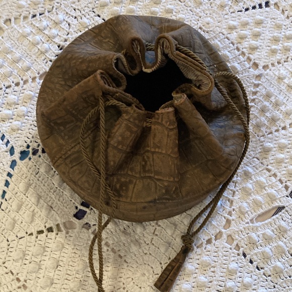Other - Antique crocodile pouch.